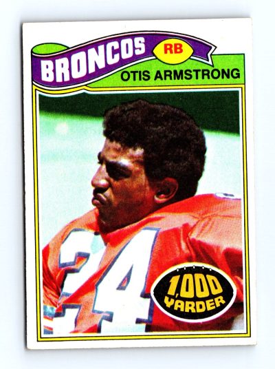 1977 Topps #285 Otis Armstrong Denver Broncos NFL Football Card