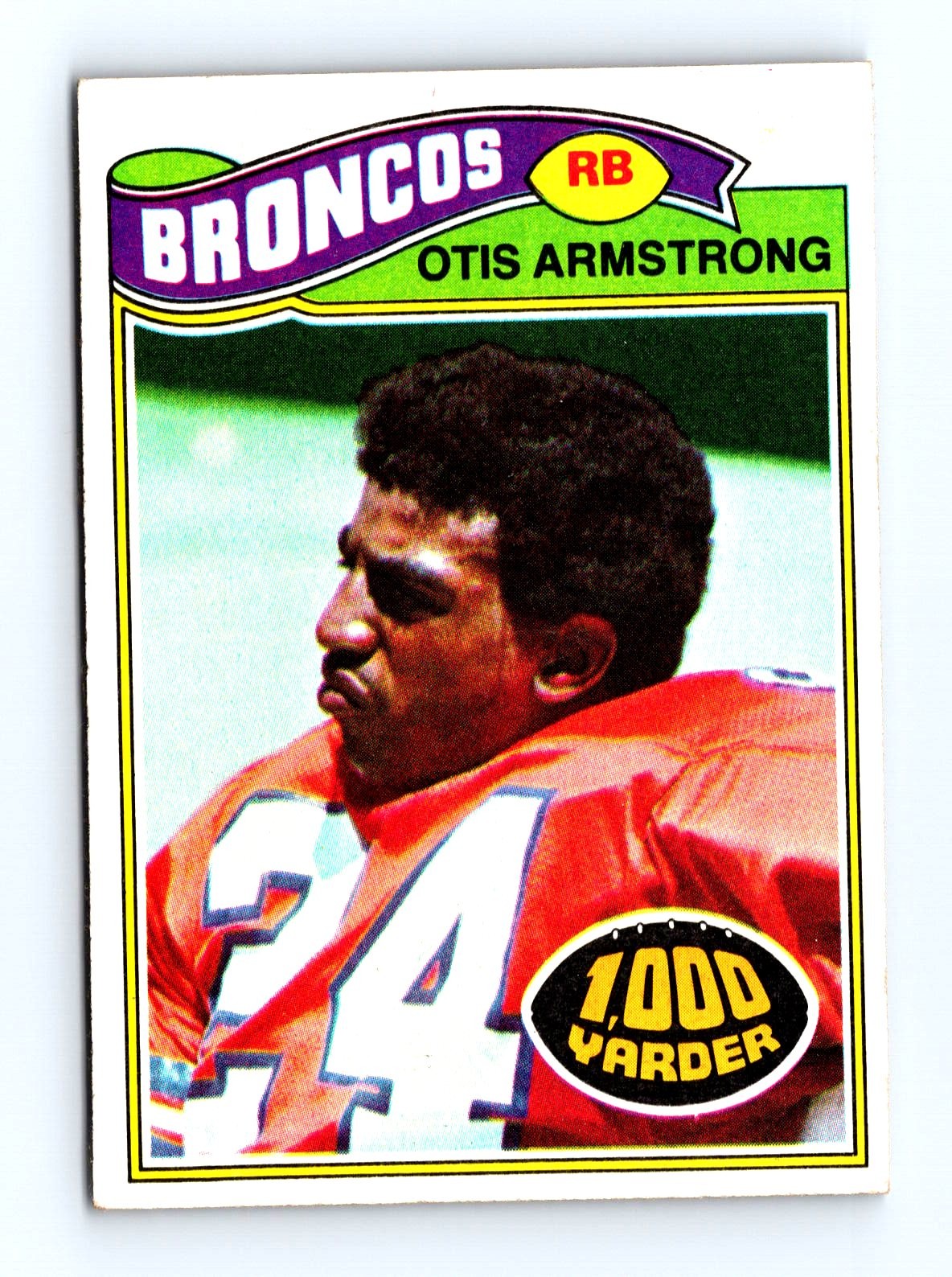 1977 Topps #285 Otis Armstrong Denver Broncos NFL Football Card