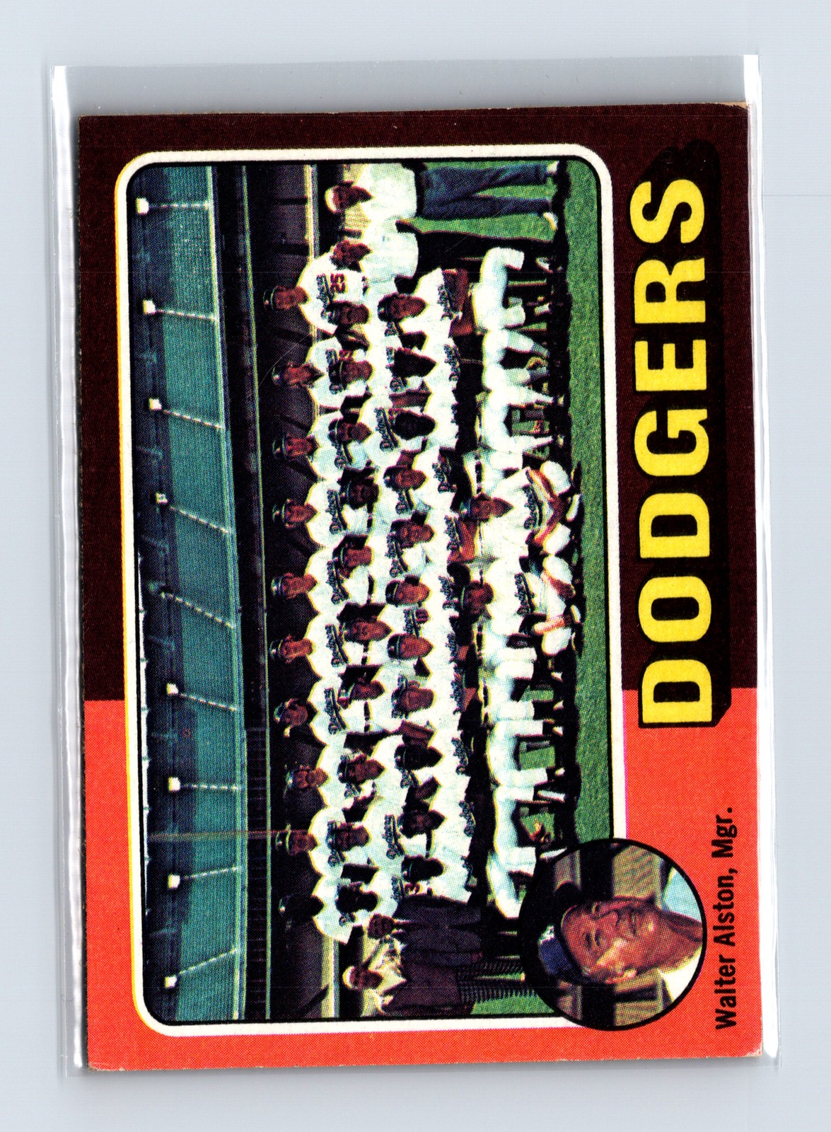 1975 Topps Baseball #361 Walter Alston Los Angeles Dodgers