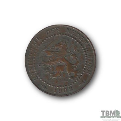 1902 German East Africa 1 Cent Bronze Coin