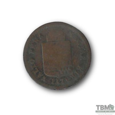 1885 Hungary 1 Krajczar Copper Coin Very Good