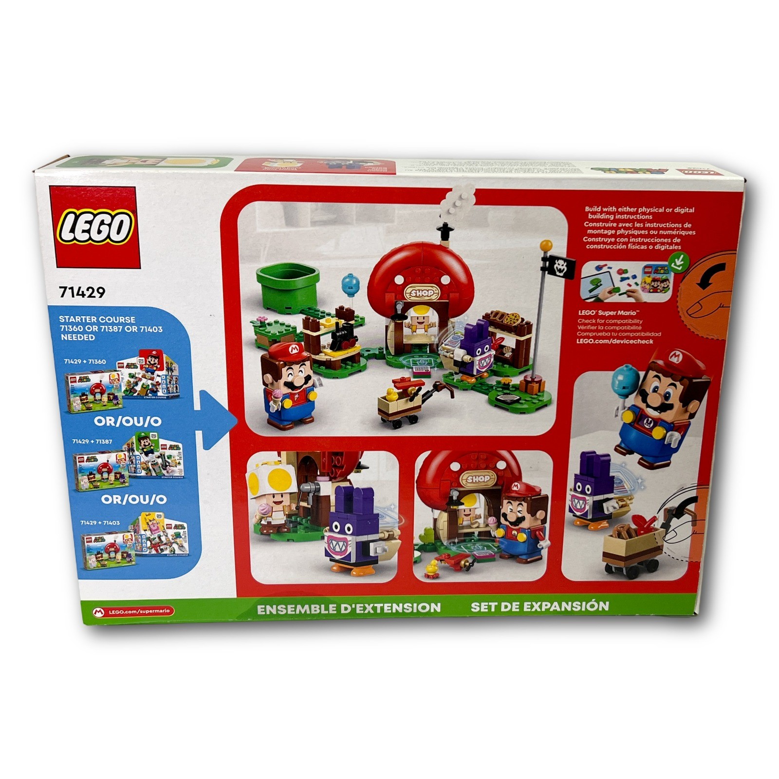 LEGO Super Mario Nabbit at Toad's Shop 71429 Expansion Set 230 pcs New - Image 2