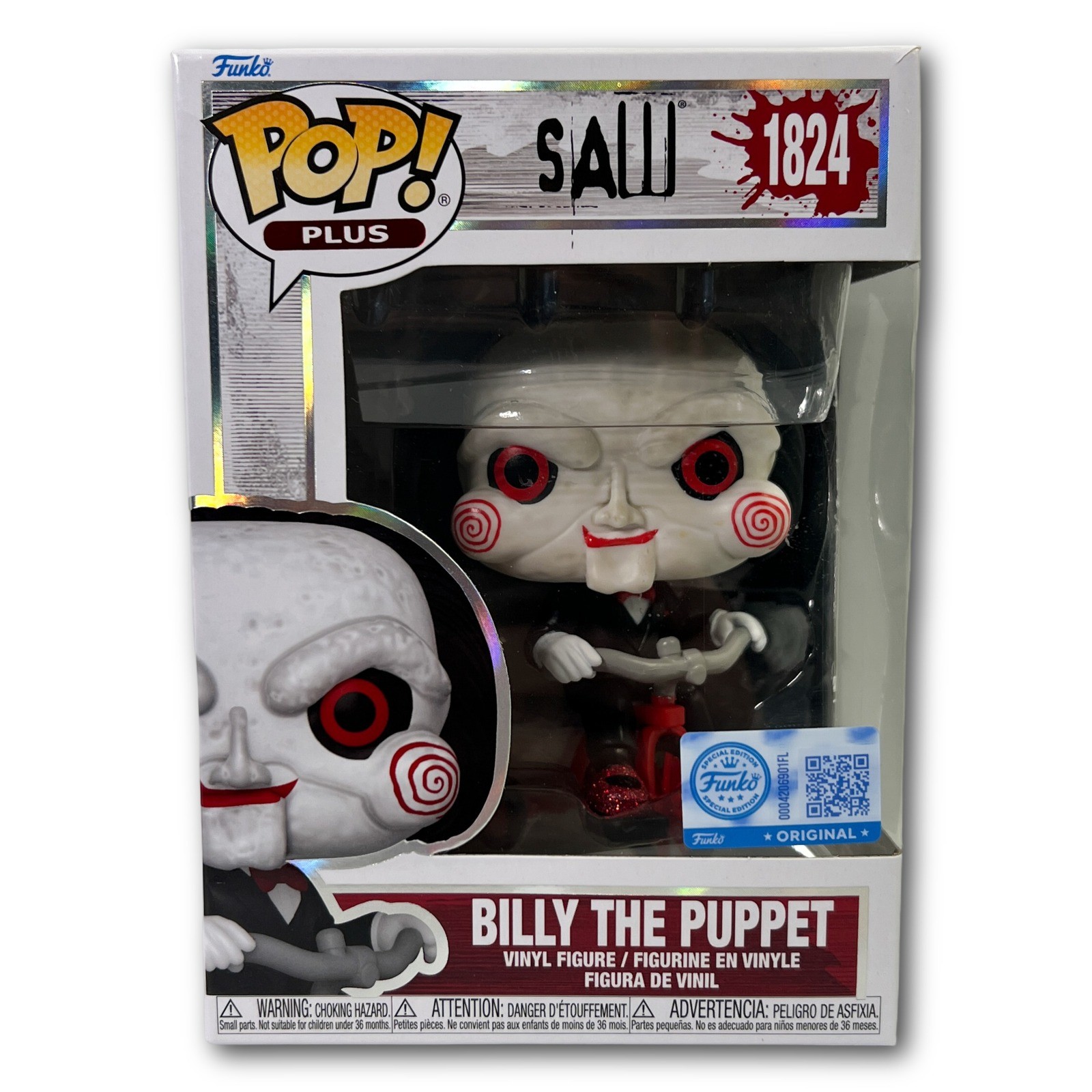 Funko Pop Plus SAW Billy the Puppet #1824 Vinyl Figure, Special Edition, New in Box
