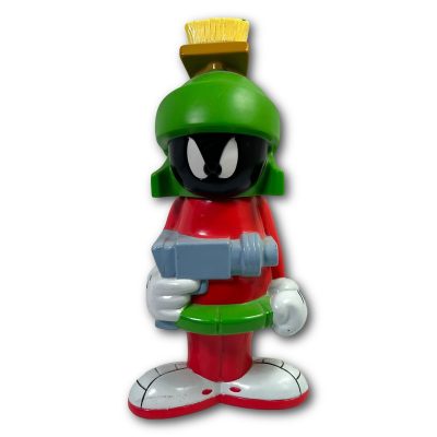 Warner Bros. Marvin the Martian 10" Water Bottle Figurine Red Green Used