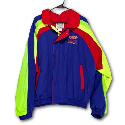 Motorsport Traditions DuPont Refinish Racing Jacket Mens Medium Blue Multicolor Vintage
