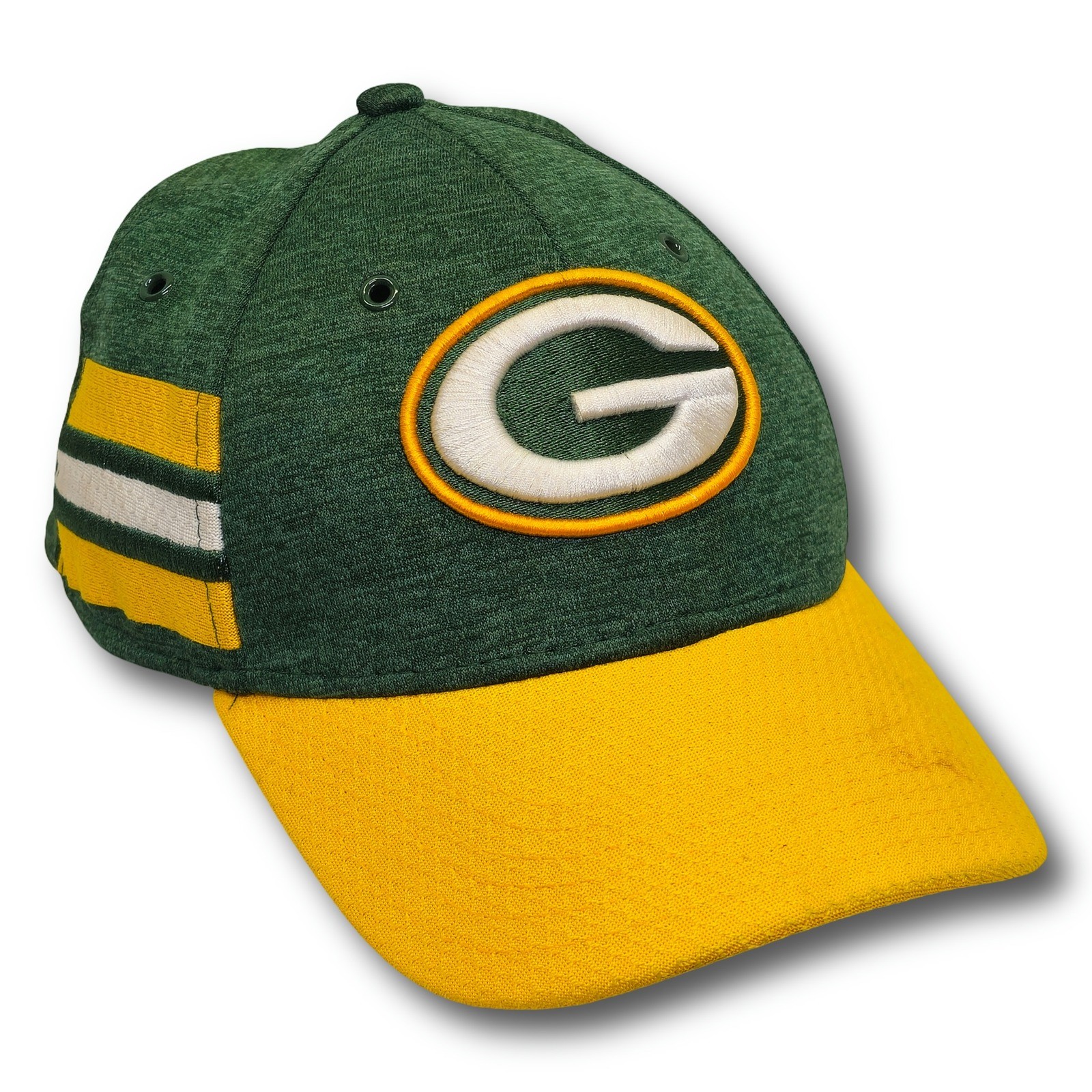 New Era Green Bay Packers 39THIRTY Youth Stretch Fit Hat Green Yellow NFL - Image 2