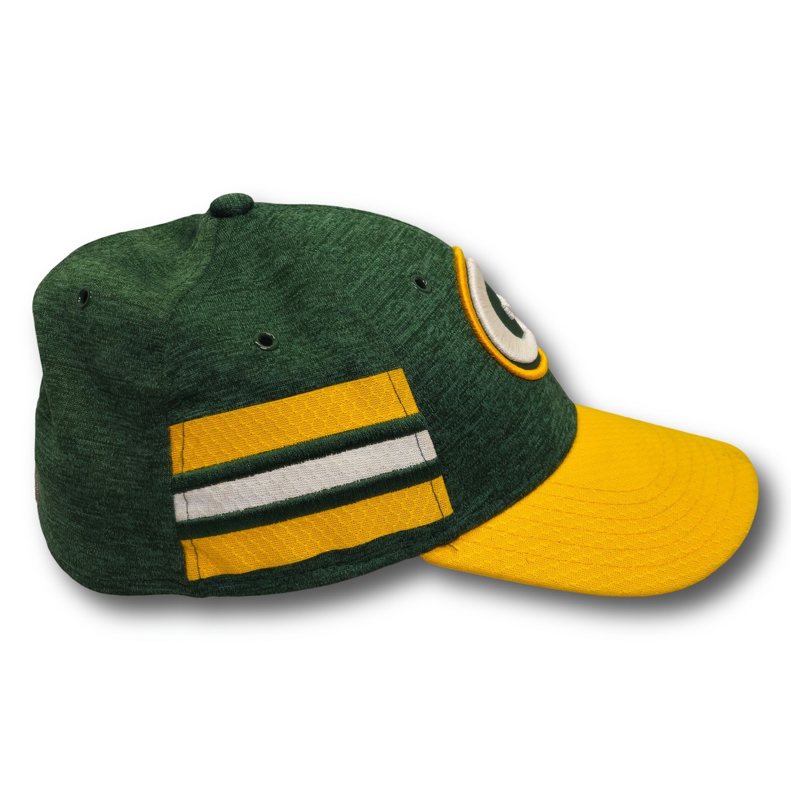 New Era Green Bay Packers 39THIRTY Youth Stretch Fit Hat Green Yellow NFL - Image 5
