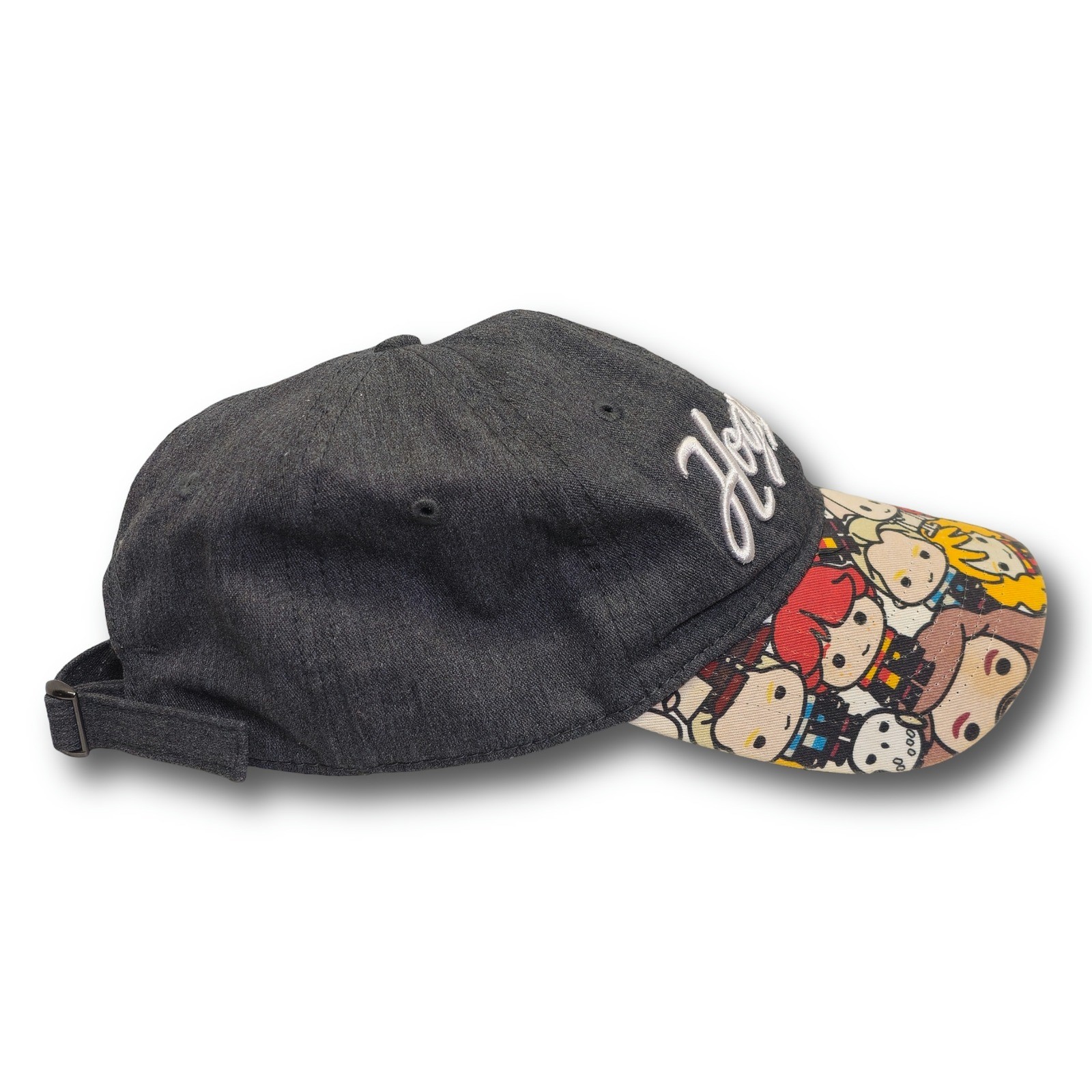 Harry Potter Hogwarts Chibi Character Brim Strapback Dad Hat OSFM - Image 4