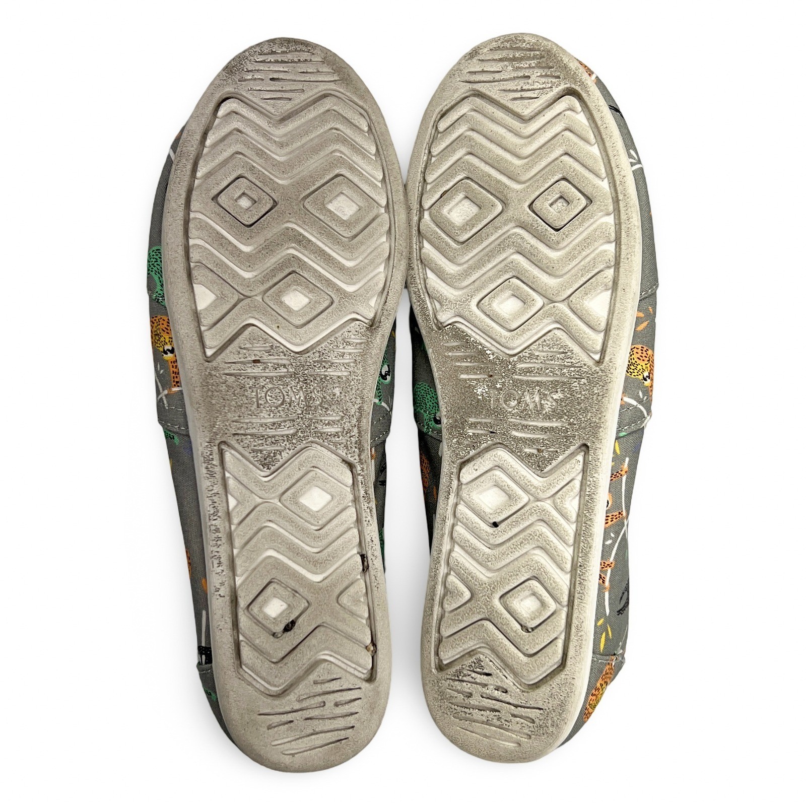 TOMS Alpargata Sloth Print Slip-On Shoes Women’s 9.5 Gray - Image 8