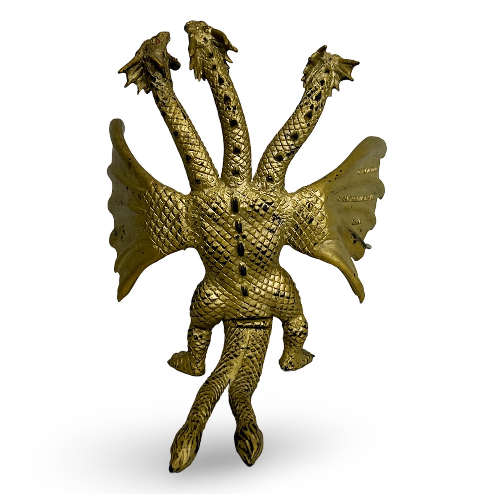 Trendmasters King Ghidorah 1994 Gold Action Figure 4.5 in - Image 4