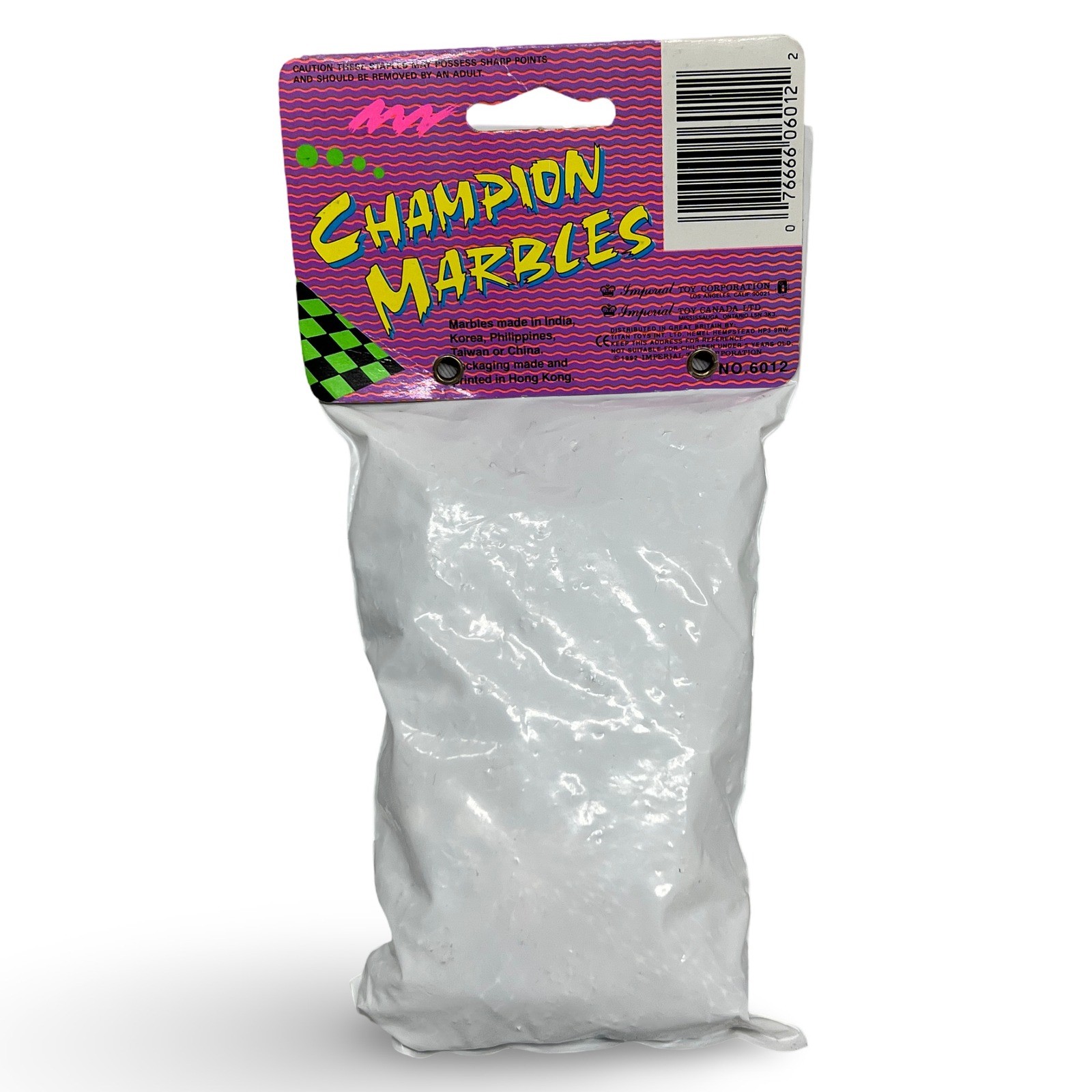 Imperial Champion Marbles Vintage 1992 75 Marbles with 3 Shooters New in Package - Image 2