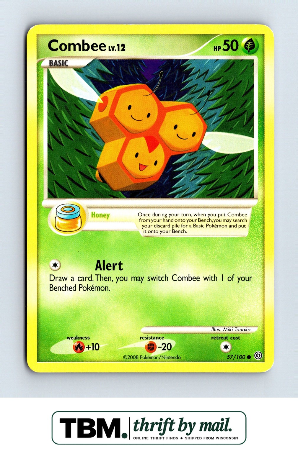 2008 Pokémon Stormfront #57/100 Combee Common English Trading Card