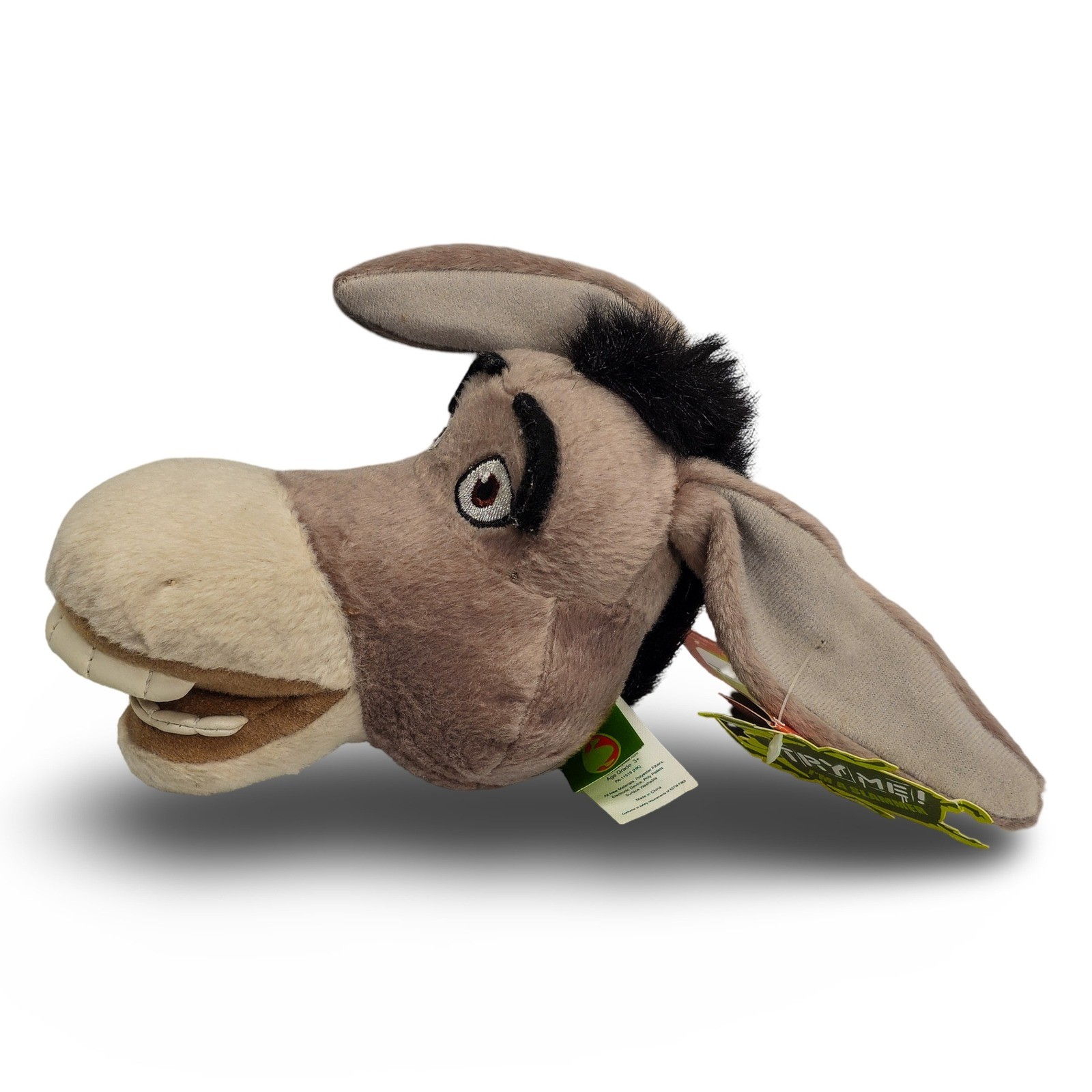 Beverly Hills Teddy Bear Shrek 2 Donkey Slammer Plush, Gray, New 2004 Vintage - Image 5