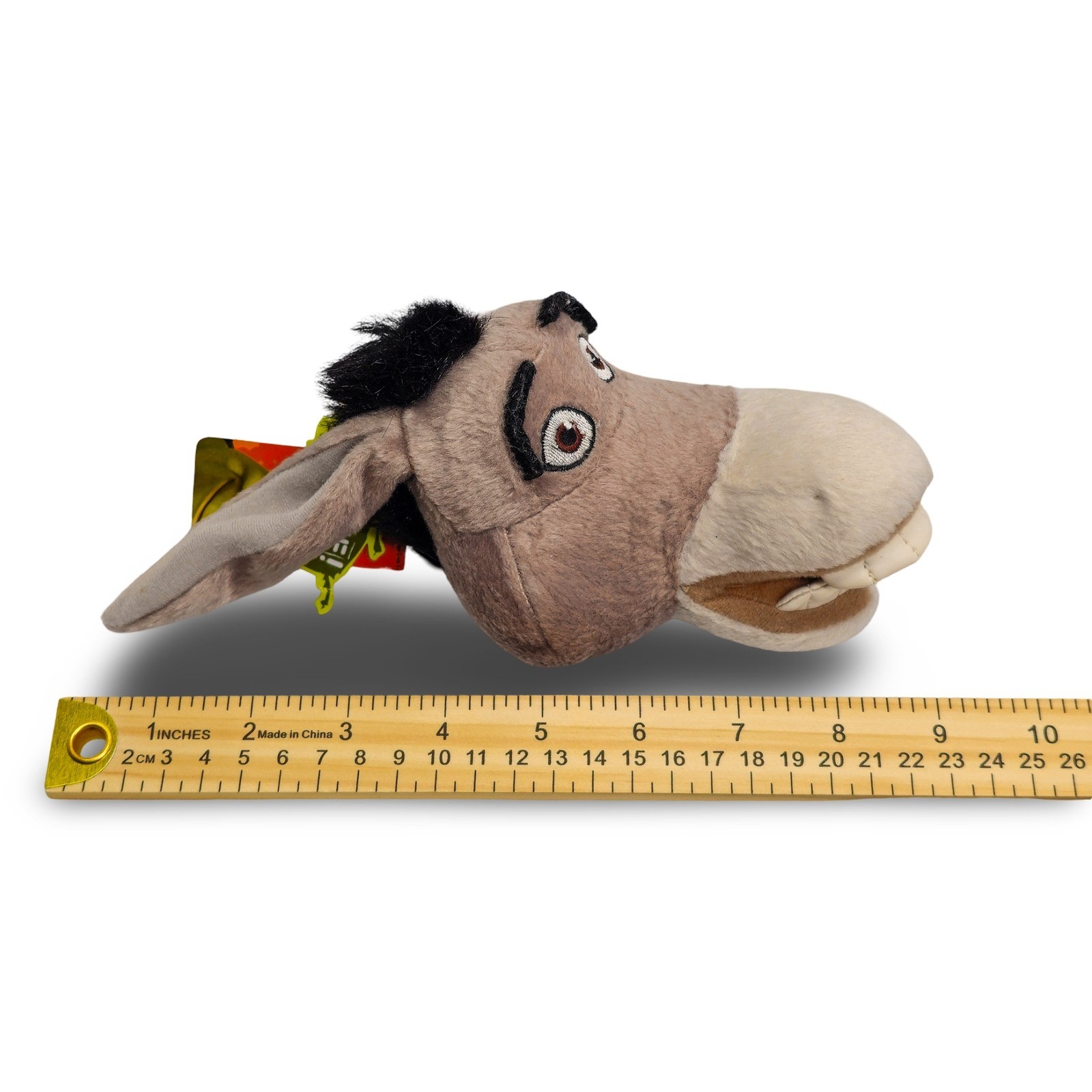 Beverly Hills Teddy Bear Shrek 2 Donkey Slammer Plush, Gray, New 2004 Vintage - Image 10