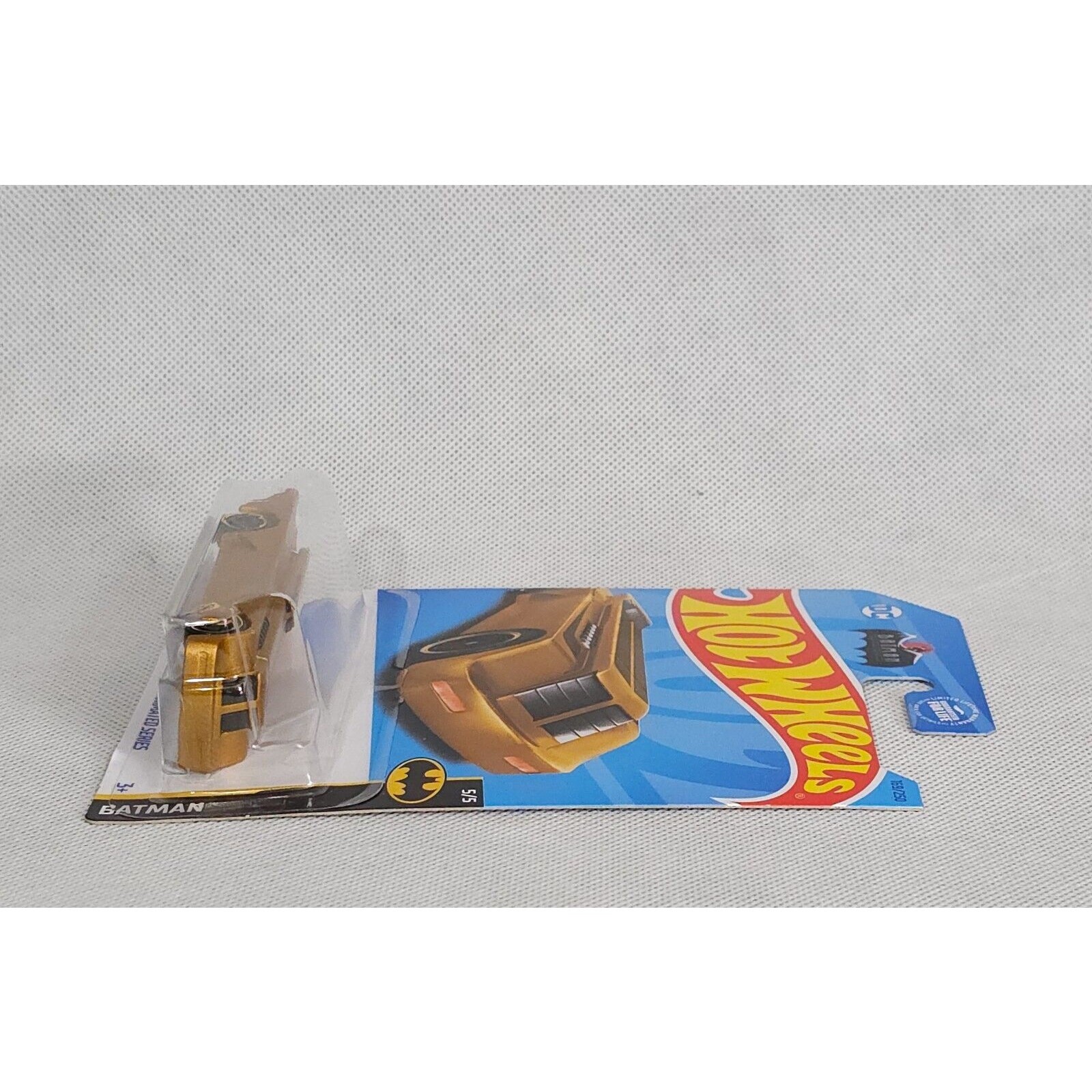 Hot Wheels 2023 HW Batman Series 5/5 Gold Batman: The Animated Series Diecast Car - Image 3