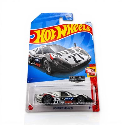 '67 Ford GT40 Mk.IV Zamac Hot Wheels Then and Now 2024 220/250 5/10 in Sealed Blister Pack