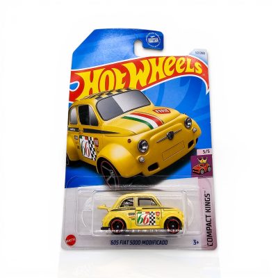 Hot Wheels '60s Fiat 500D Modificado Compact Kings 5/5 Yellow 117/250
