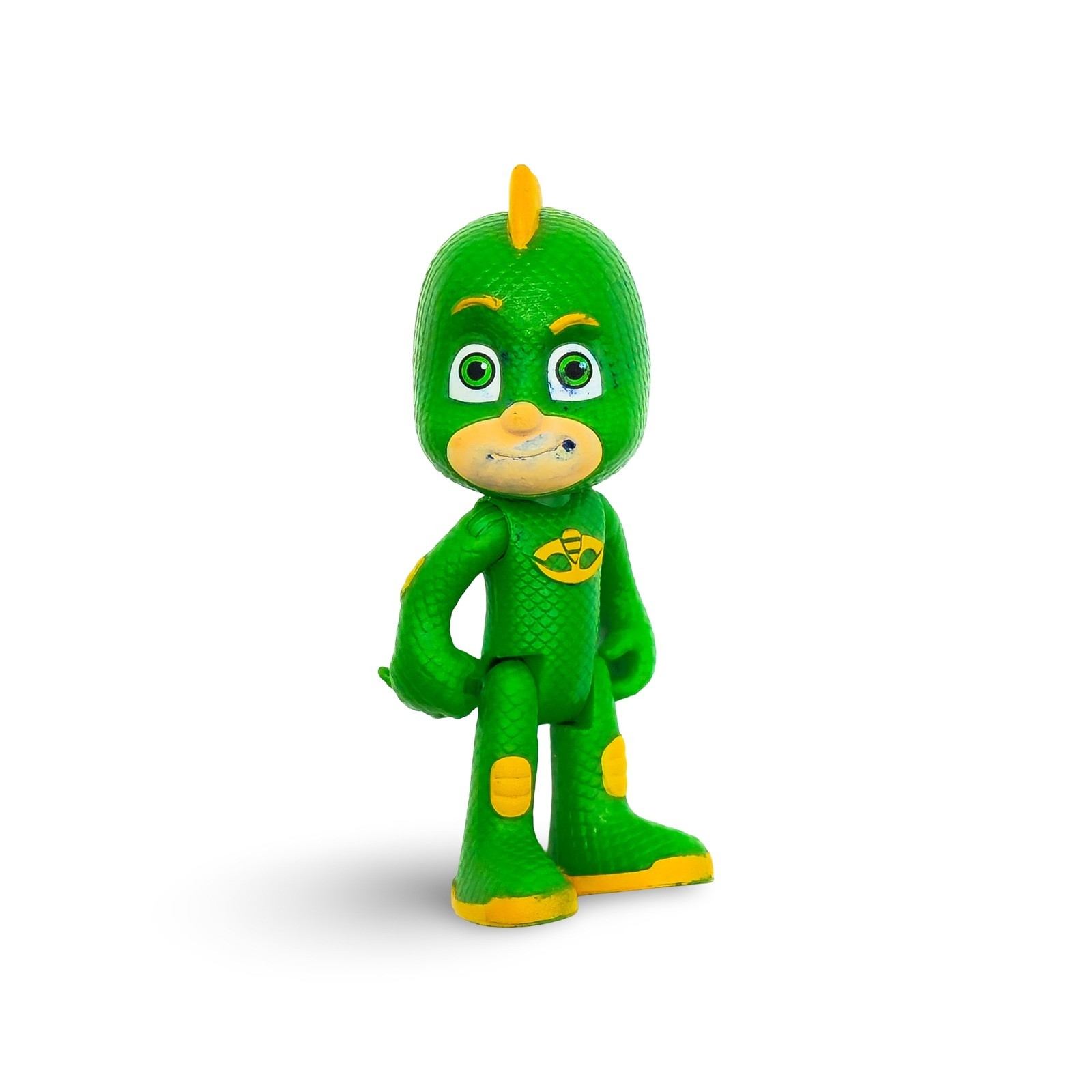 Just Play PJ Masks Gekko 3 in Action Figure Green Yellow Fin Accents 2018