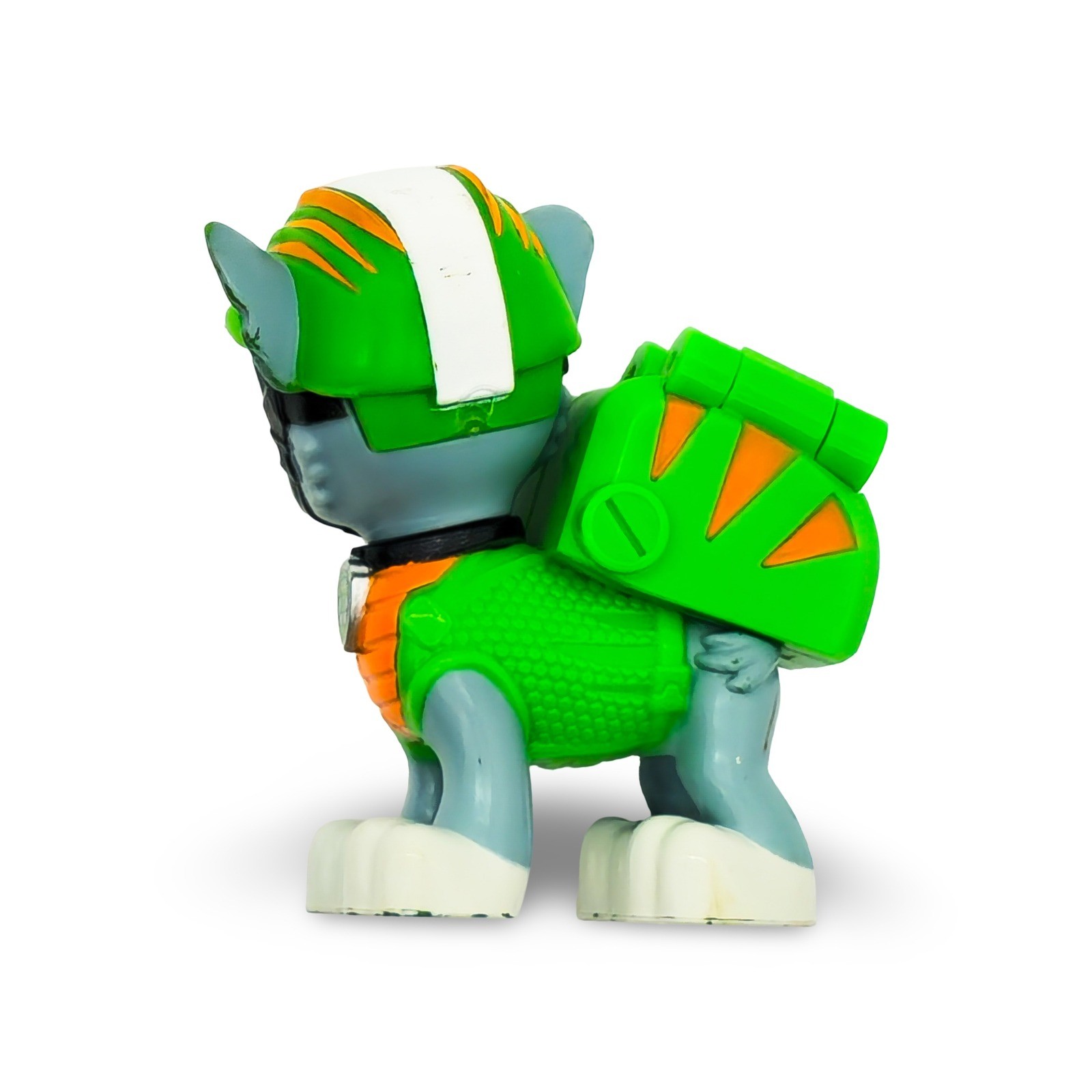 Spin Master PAW Patrol Dino Rescue Rocky 2.5" Action Figure with Green Armor, 2020 - Image 2
