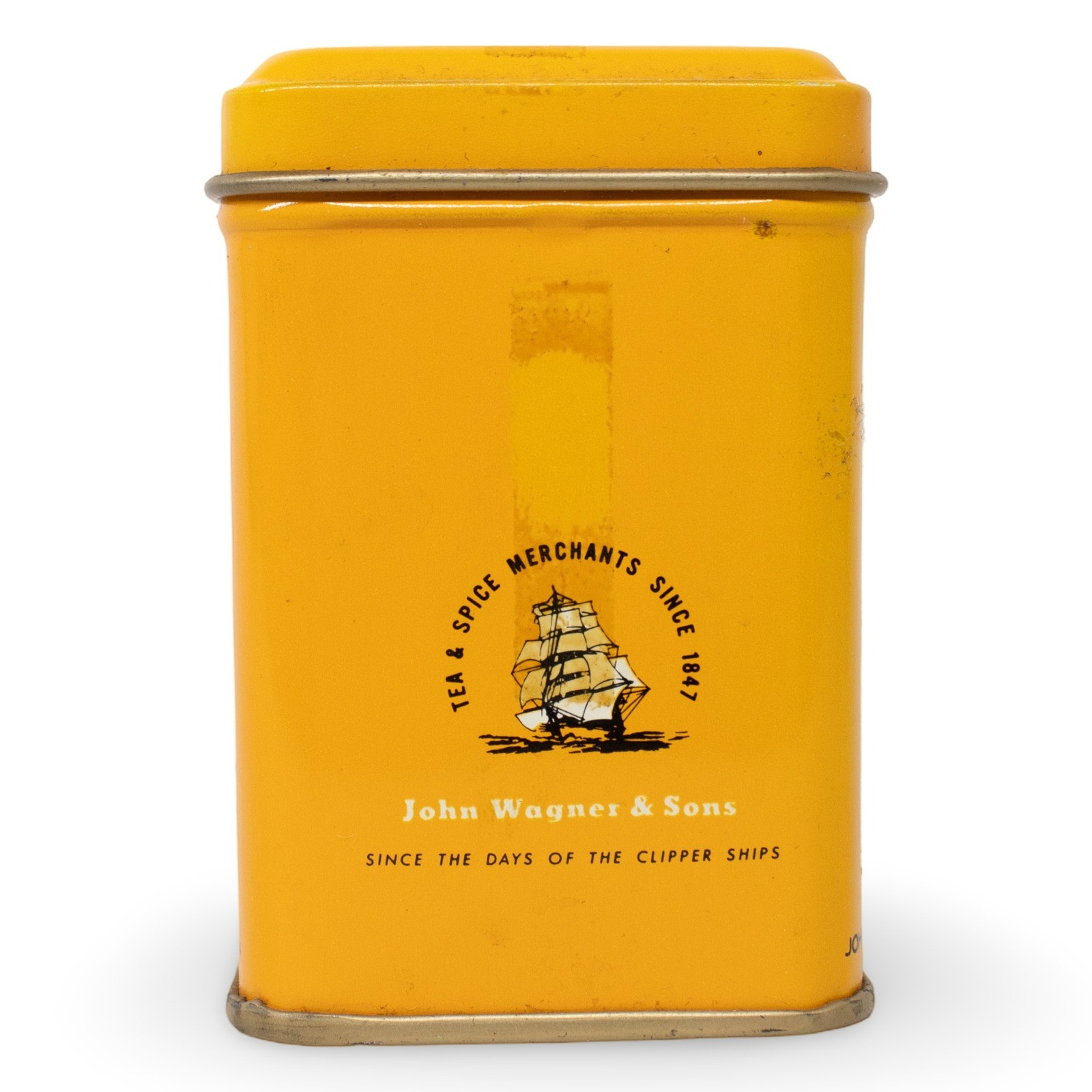 Vintage John Wagner & Sons Orange Pekoe Tea Tin Canister 3/4 oz - Image 4