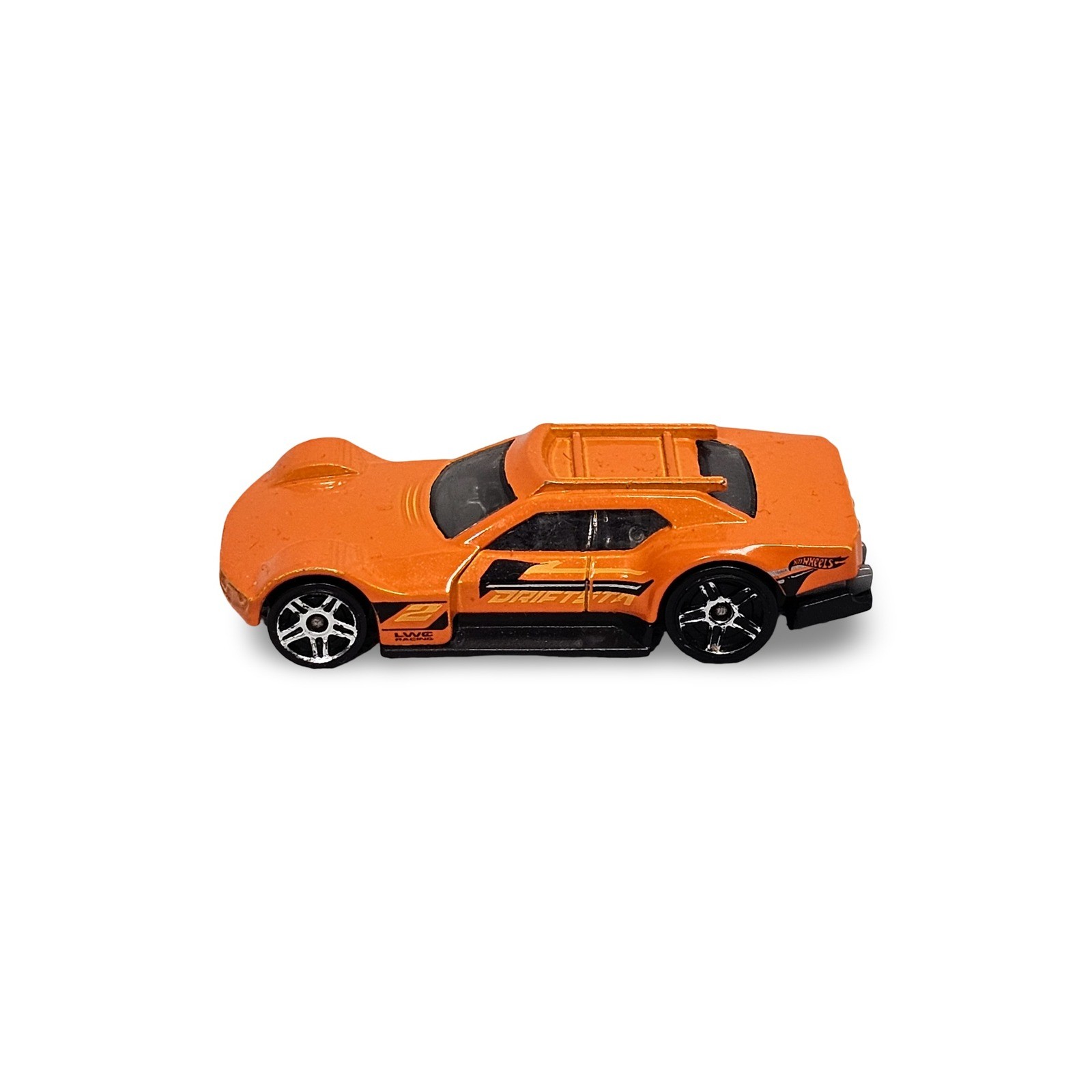 Hot Wheels Driftsta 1:64 Orange Diecast Car 2014 HW Workshop Drift Race - Image 2