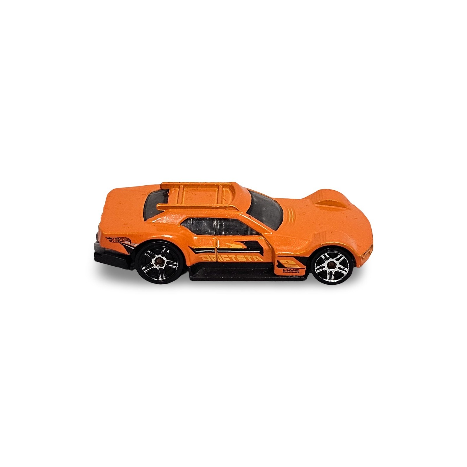 Hot Wheels Driftsta 1:64 Orange Diecast Car 2014 HW Workshop Drift Race - Image 4