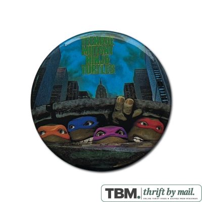 TMNT Pinback Button Unisex OS Multicolor Excellent
