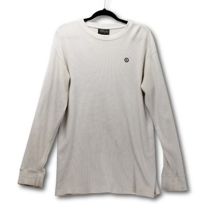Vintage Y2K Southpole Waffle Knit Thermal Shirt Mens XL White Fair