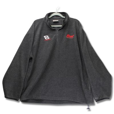 Vintage Y2K Dale Earnhardt Jr #8 Bud Racing Fleece Mens XL Gray Good