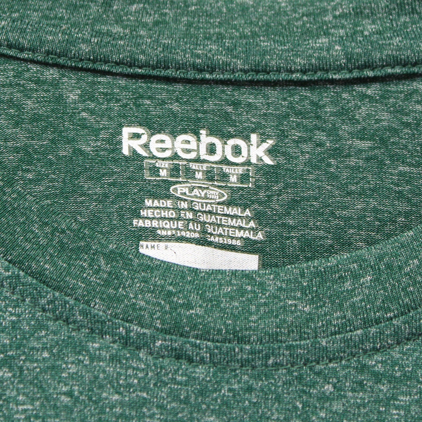 Reebok Green Bay Packers Men's Medium Green Long Sleeve NFL Performance Shirt - Image 3