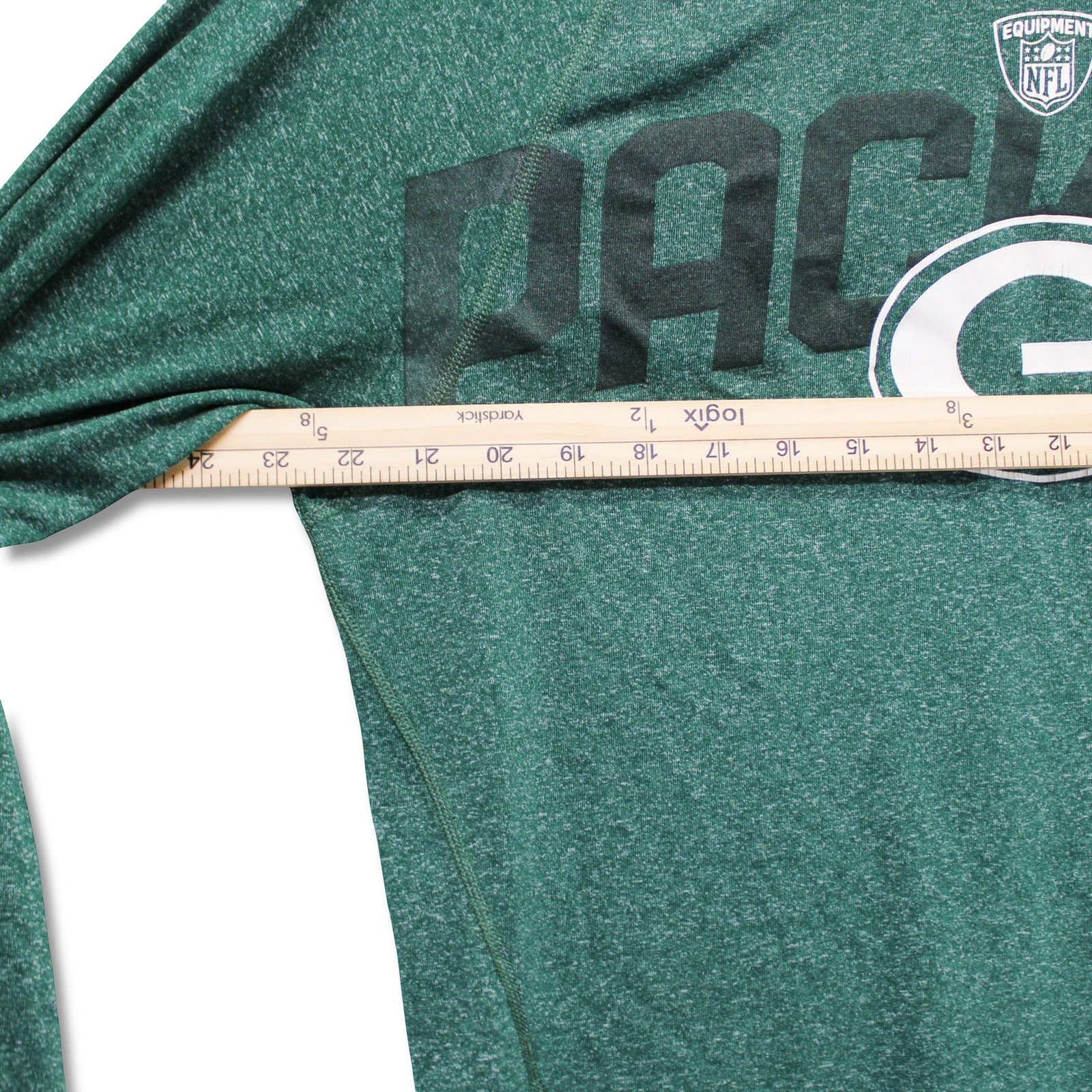 Reebok Green Bay Packers Men's Medium Green Long Sleeve NFL Performance Shirt - Image 6