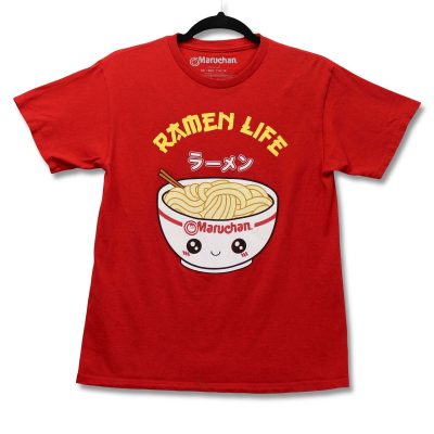 Maruchan Ramen Life T-Shirt Kids Size XXL 18 Red Excellent Condition