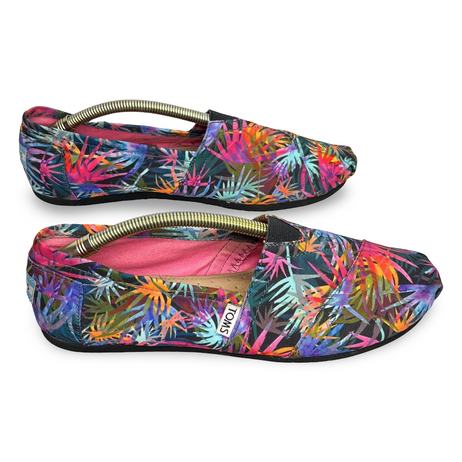 TOMS Alpargata Tropical Palm Leaf Women 9.5 Multicolor Excellent - Image 5