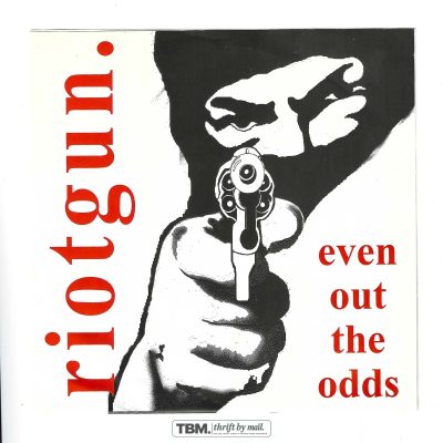 Riotgun Even Out The Odds 7" Vinyl Record 33 RPM Black Excellent