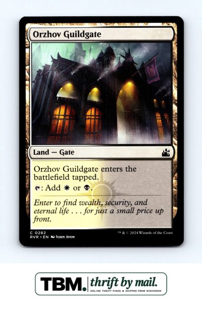 2024 Magic the Gathering Ravnica Remastered #282 Orzhov Guildgate