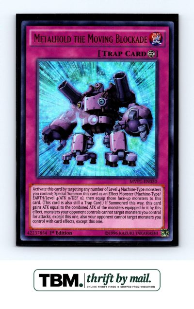 2016 Yugioh #MVP1-EN030 Metalhold the Moving Blockade Foil