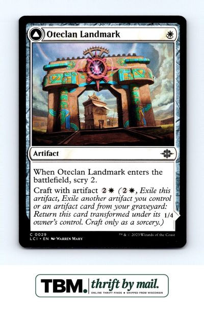 2023 Magic the Gathering The Lost Caverns of Ixalan #29 Oteclan Landmark