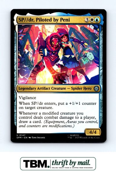 2025 Magic the Gathering Marvel's Spider-Man #147 SP//dr, Piloted by Peni