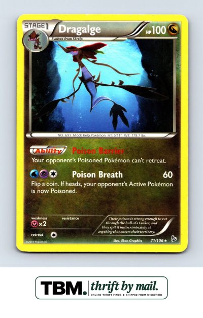 2014 Pokemon XY - Flashfire #71/106 Dragalge