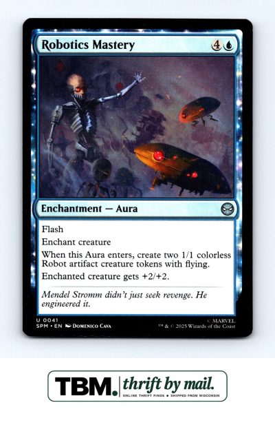 2025 Magic the Gathering Marvel's Spider-Man #41 Robotics Mastery