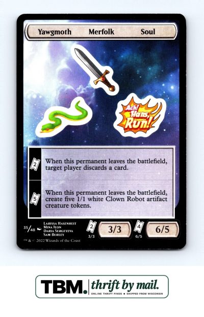 2022 Magic the Gathering Unfinity #35 Yawgmoth Merfolk Soul