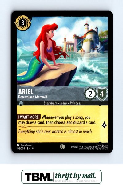 2025 Disney Lorcana Fabled #196/204 Ariel