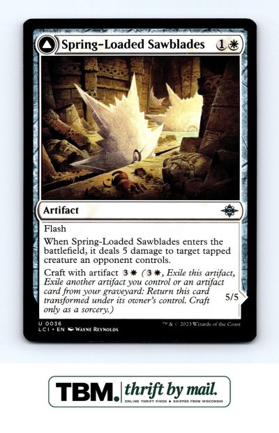 2023 Magic the Gathering The Lost Caverns of Ixalan #36 Spring-Loaded Sawblades