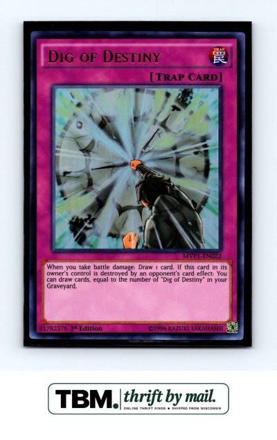 2016 Yugioh #MVP1-EN022 Dig of Destiny Foil