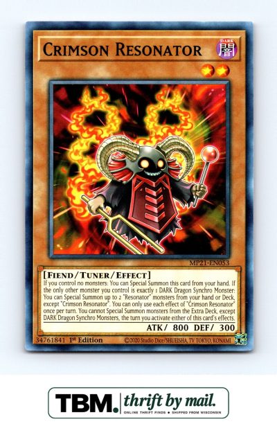 2021 Yugioh #MP21-EN053 Crimson Resonator