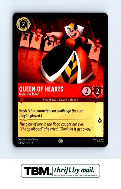 2025 Disney Lorcana Fabled #123/204 Queen of Hearts