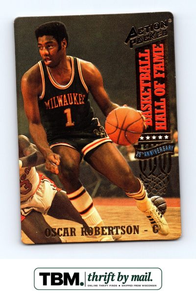 1993 Topps Action Packed Hall of Fame #40 Oscar Robertson Milwaukee Bucks