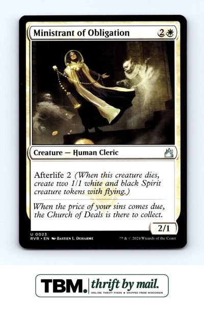 2024 Magic the Gathering Ravnica Remastered #23 Ministrant of Obligation