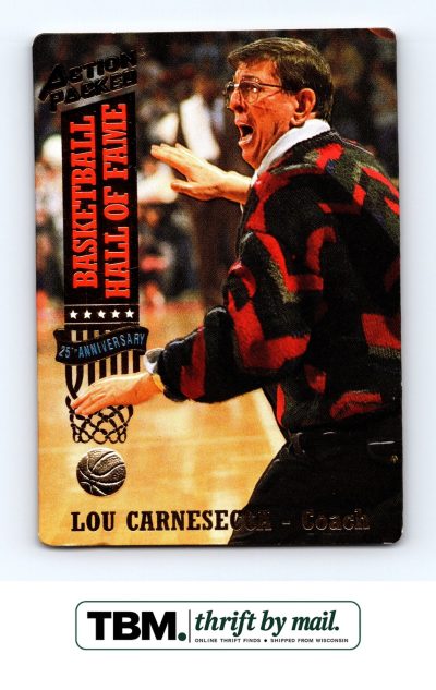 1993 Topps Action Packed Hall of Fame #14 Lou Carnesecca New York Nets