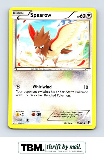 2014 Pokemon XY - Phantom Forces #78/119 Spearow